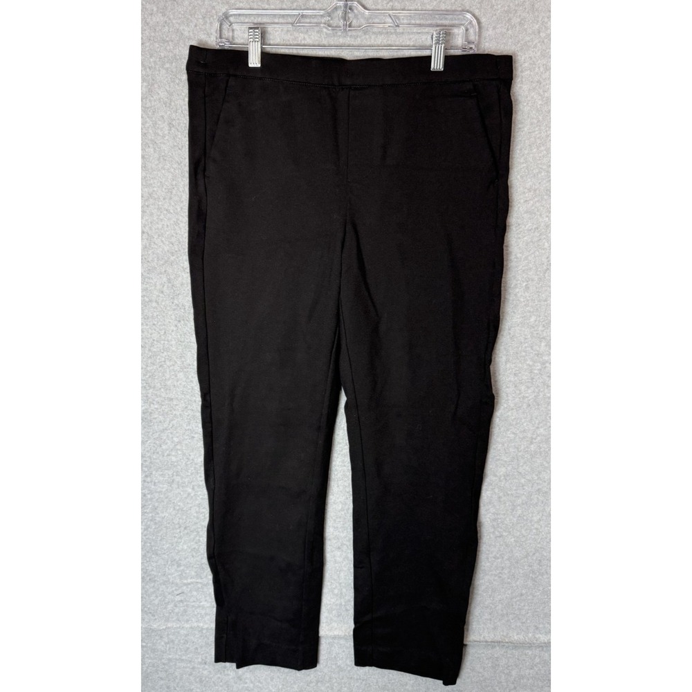 LVPL Pants Womens 10 Black Slim Ankle Trouser Stretch Career‎ Office Work 10/30